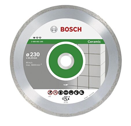 Bosch 9+1 Ekonomik Paket 230 mm Seramik Kesme Diski 2608603234
